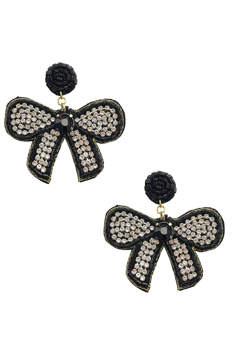 Aretes Holibow Negro