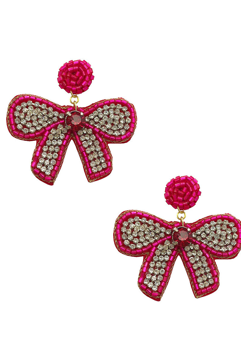 Aretes Holibow Rojo