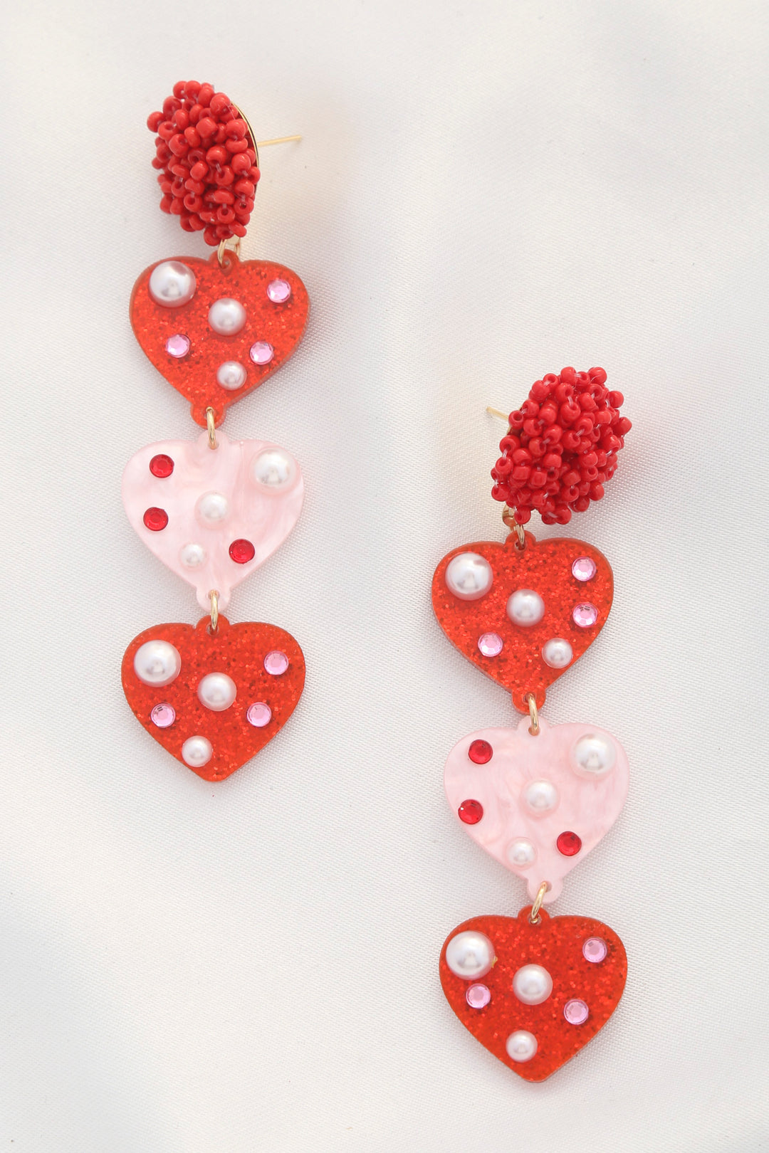 Aretes Lovely Hearts