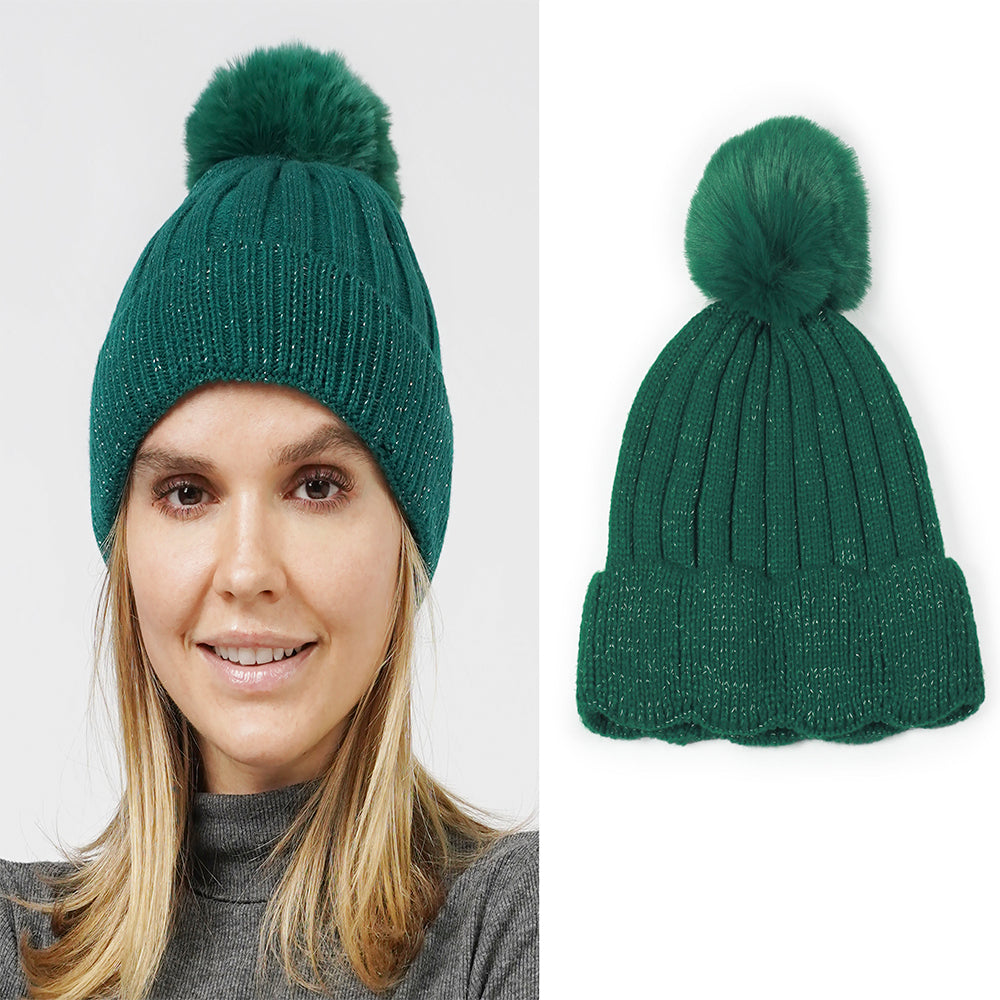 Beanie Sparkly Verde