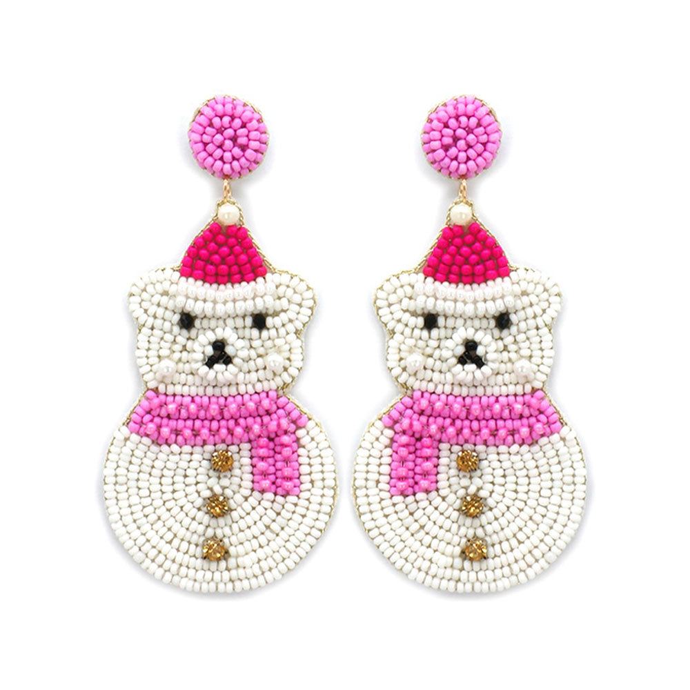 Aretes Cute Bear Rosado