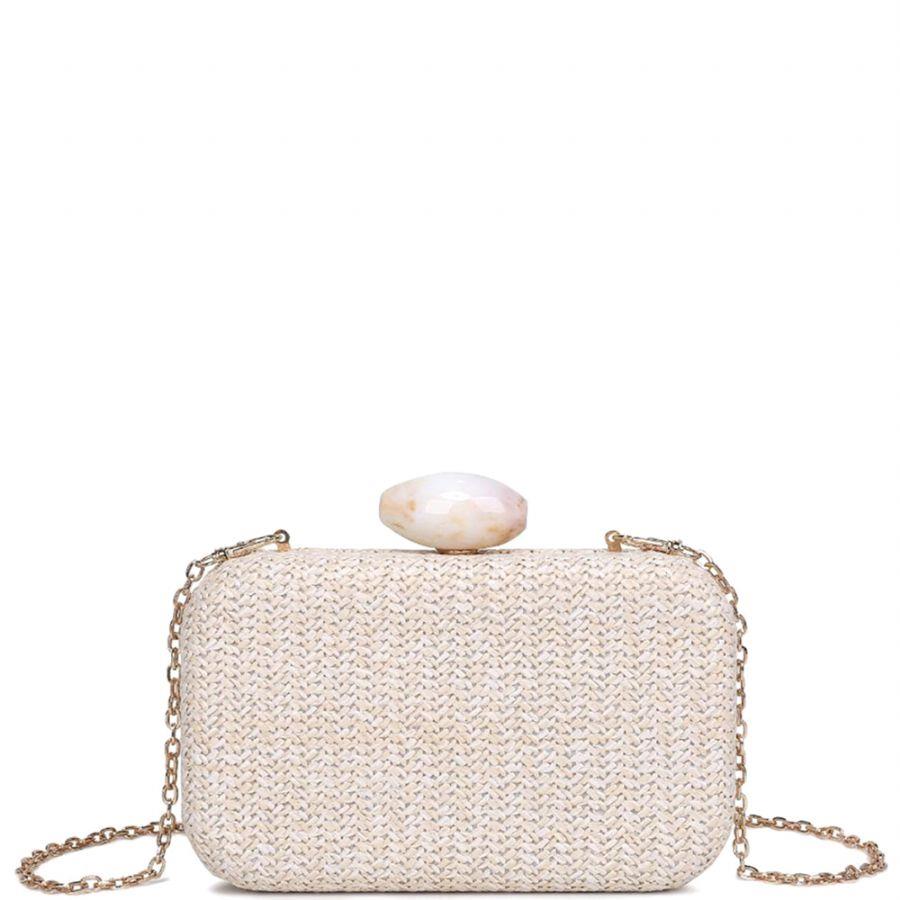 Bolso Rustic Shell Crema