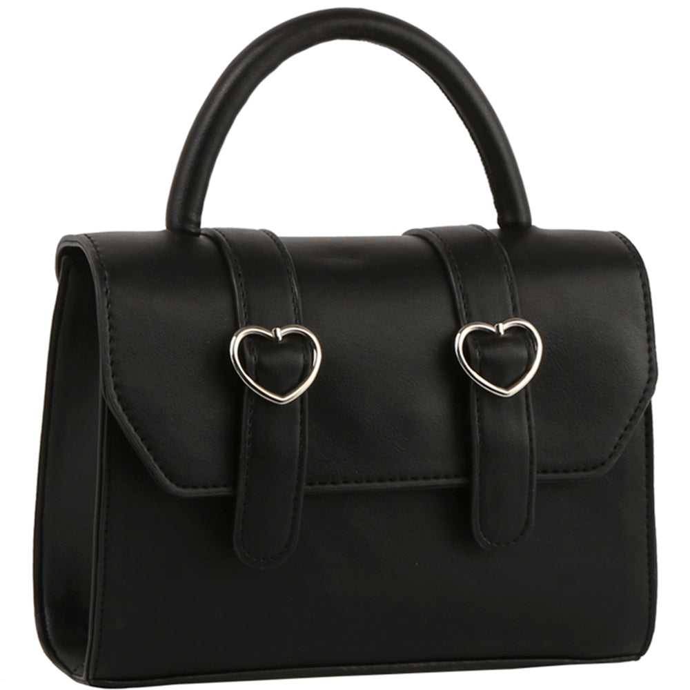 Bolso Cute Heart Negro