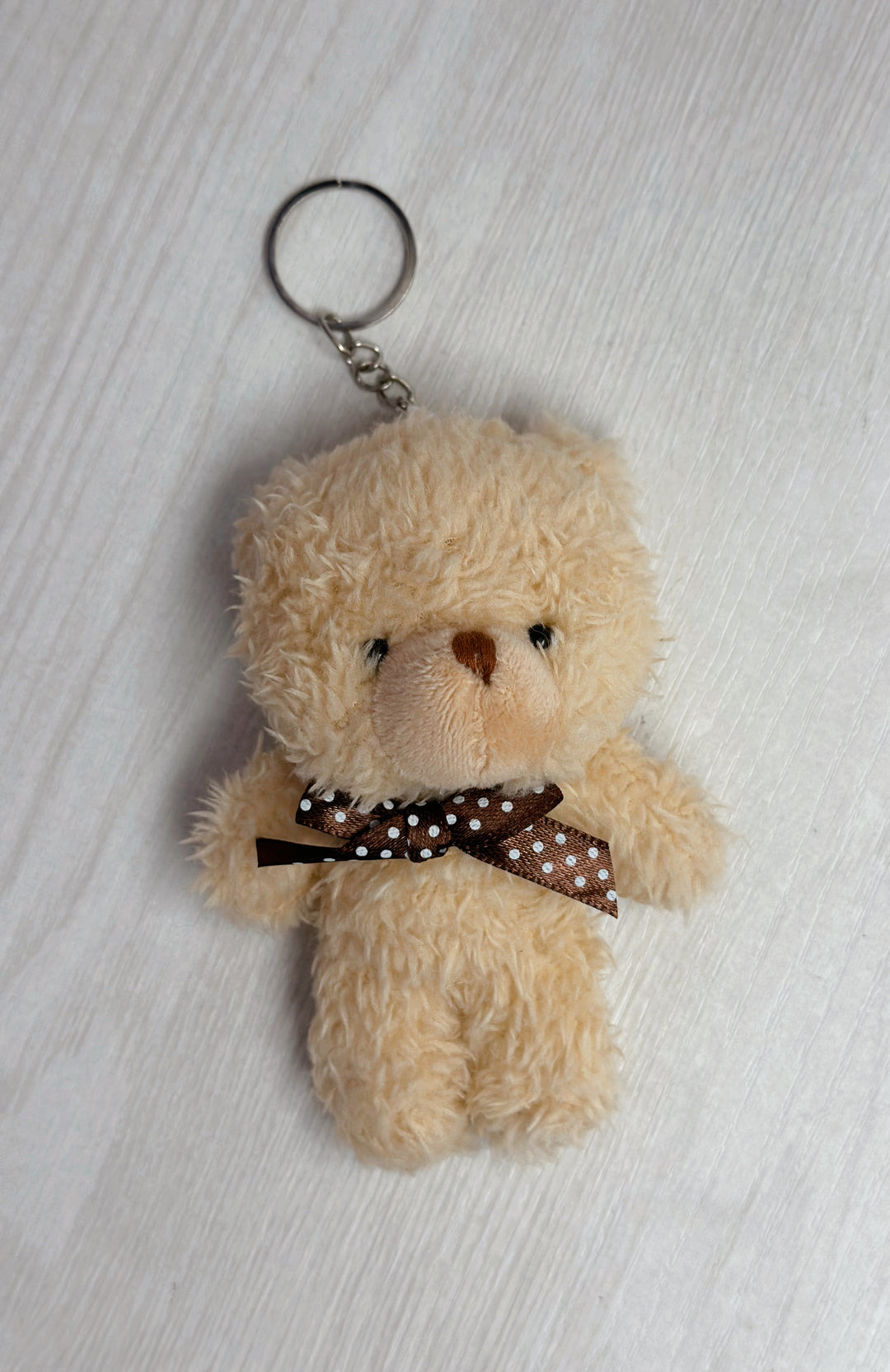Llavero Puffy Bear Ivory