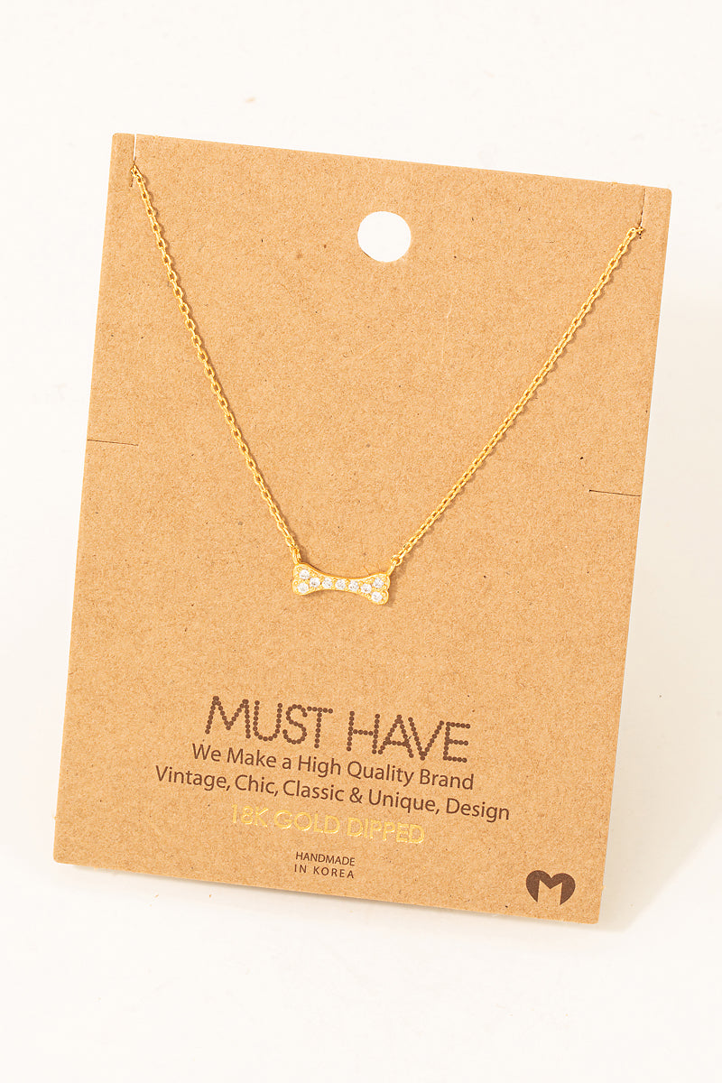 Cadena Huesito Gold