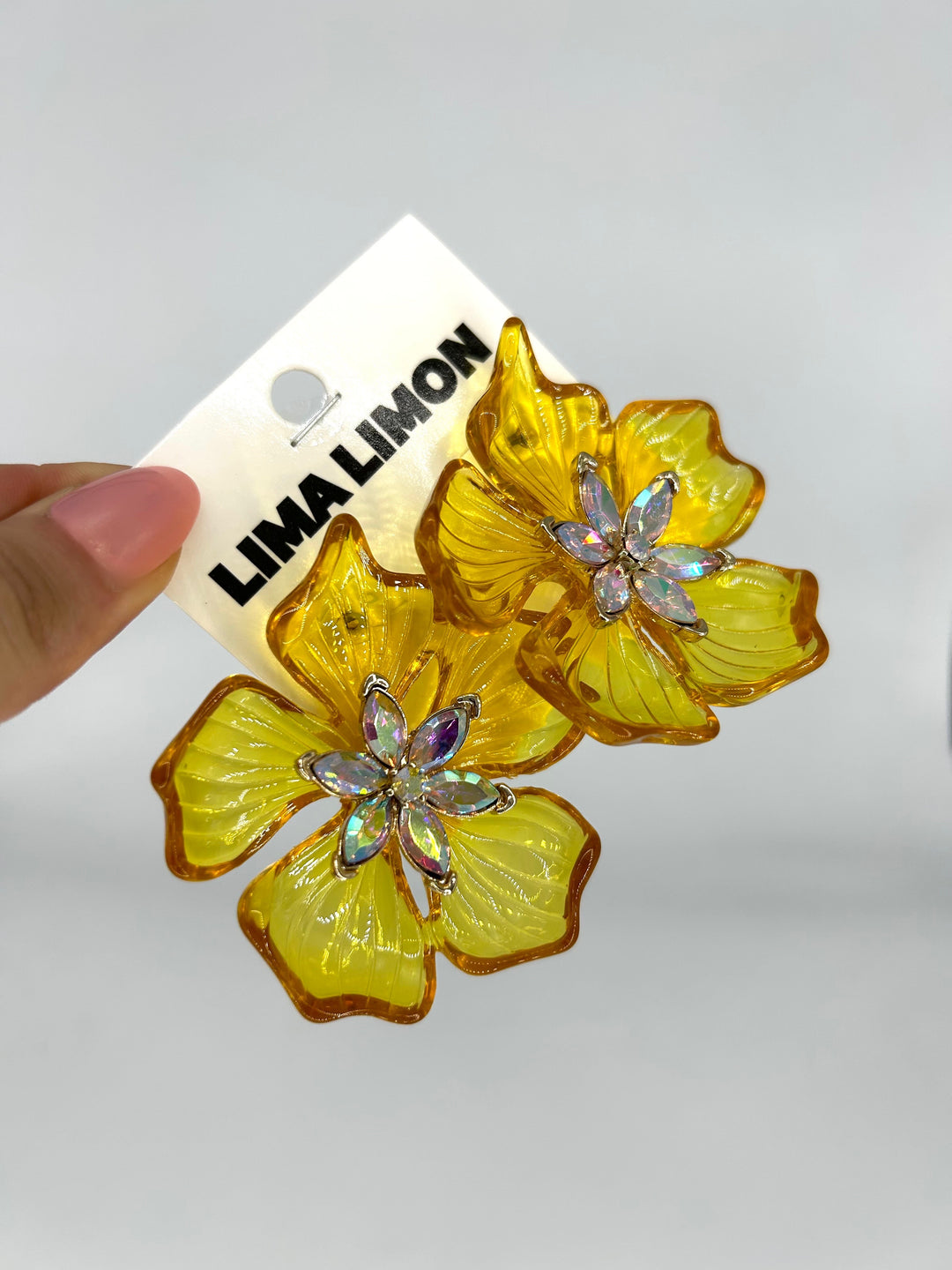 Aretes Windflower Amarillo