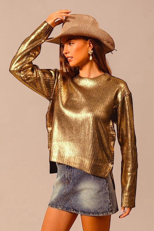 Sweater Charlotte Gold Black