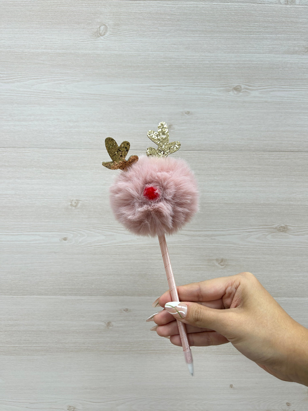 Lapicero Cozy Rudolph Pink