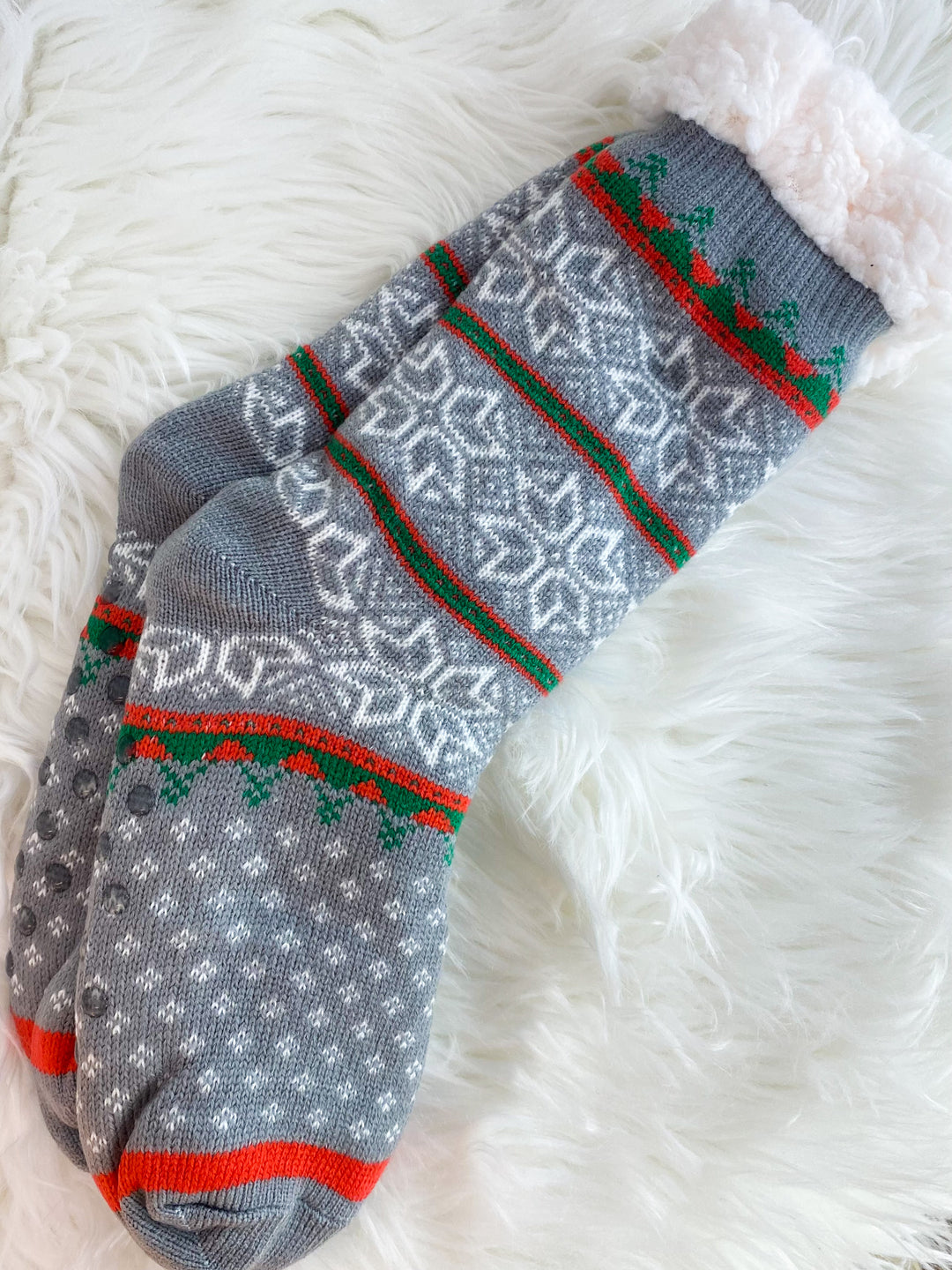 Medias Mistletoe Gris