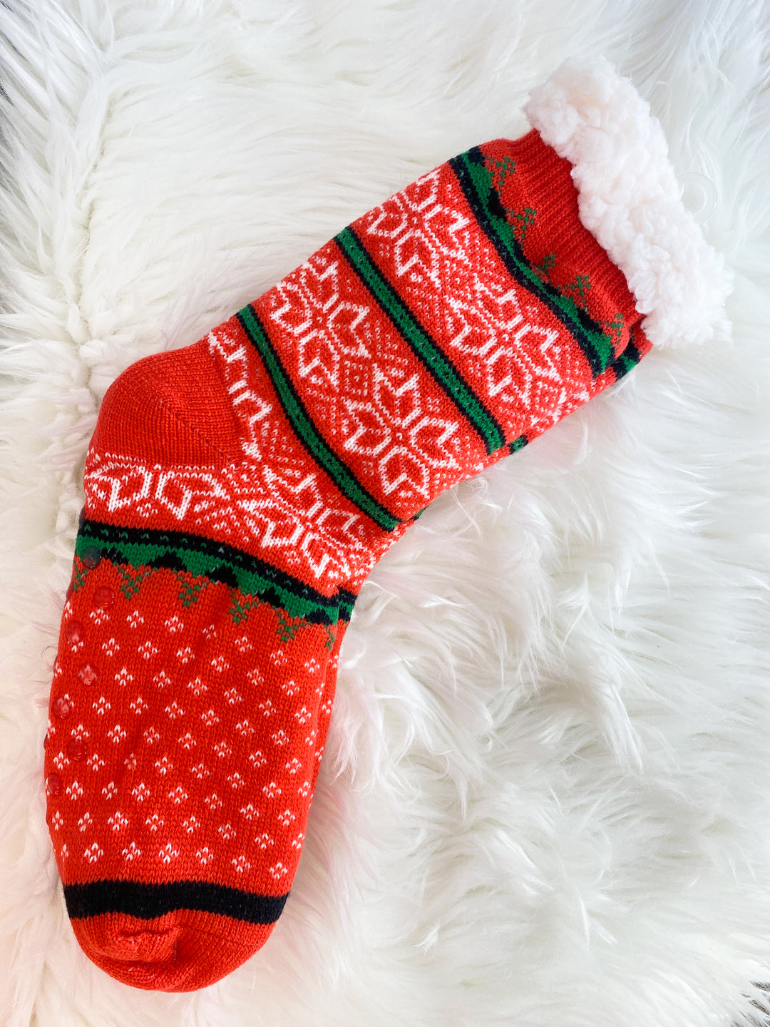 Medias Mistletoe Rojo