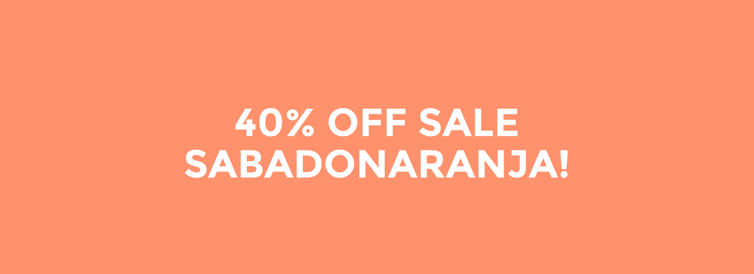 40% OFF SABAD0-NARANJA 2022