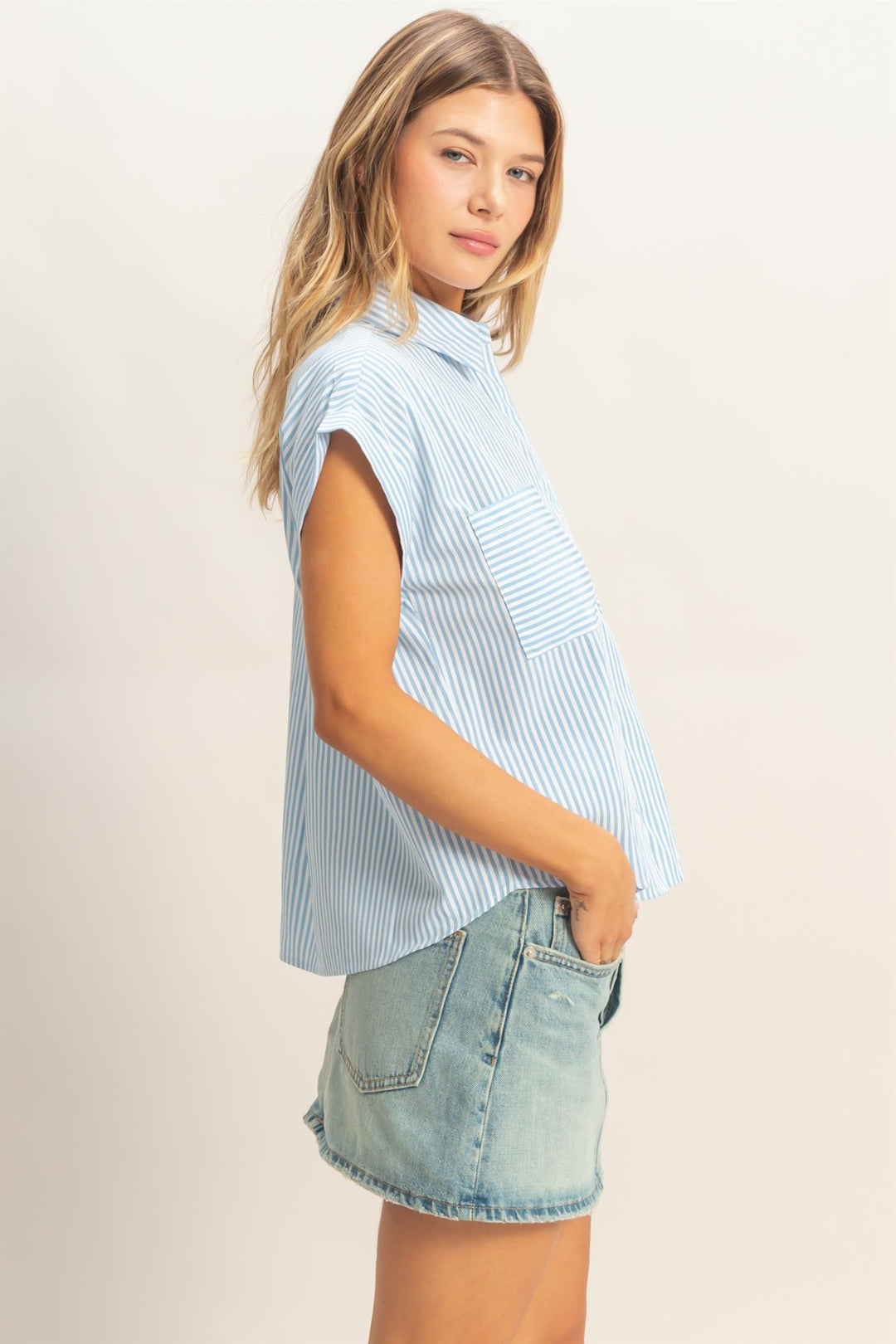 Blusa Fabiana Celeste