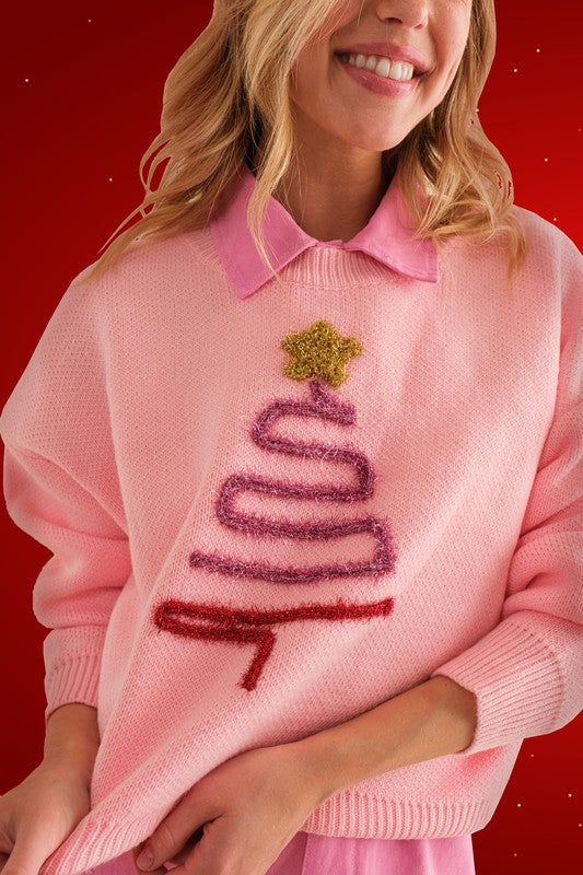 Sweater Pink Christmas