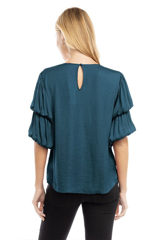 Blusa Betsy Teal