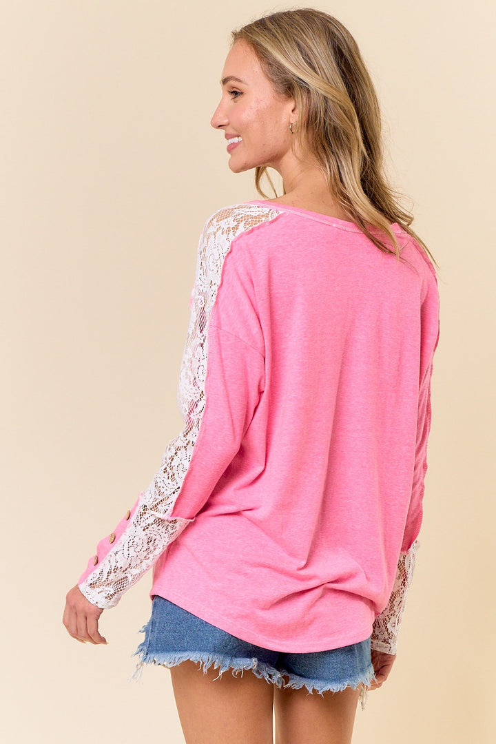 Blusa Charlotte Rosado