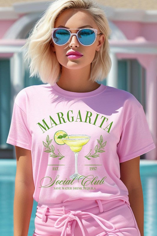 T-Shirt “Margarita Social Club" Rosado