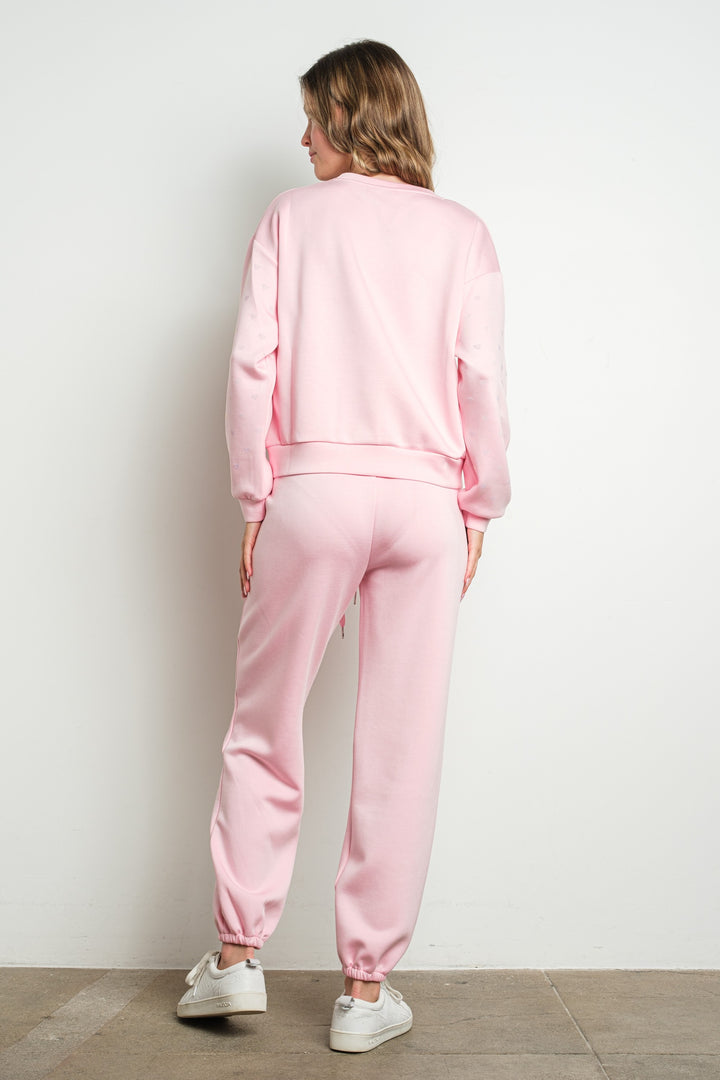 Jogger Glimmer Heart Rosado