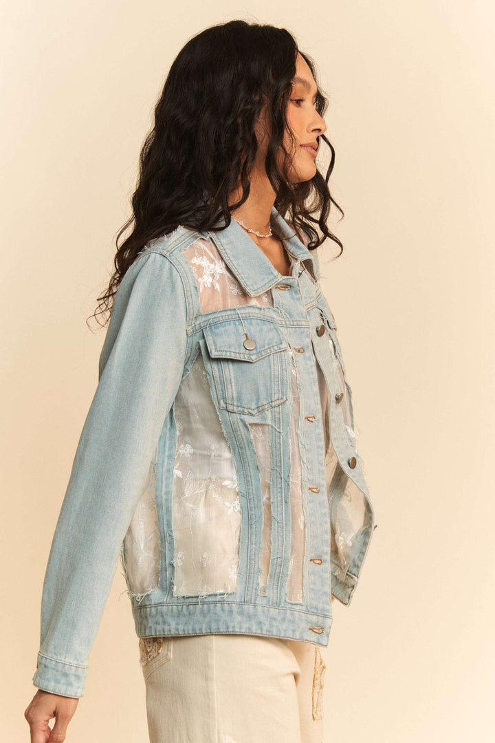 Jacket Denim Lace