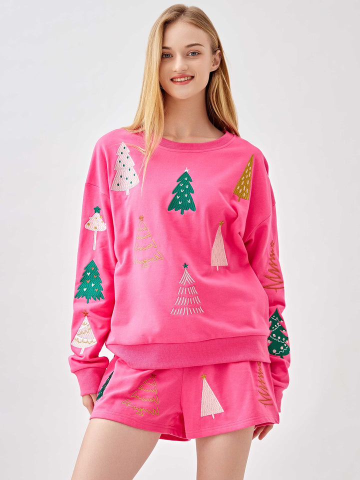 Sweater Pink Christmas