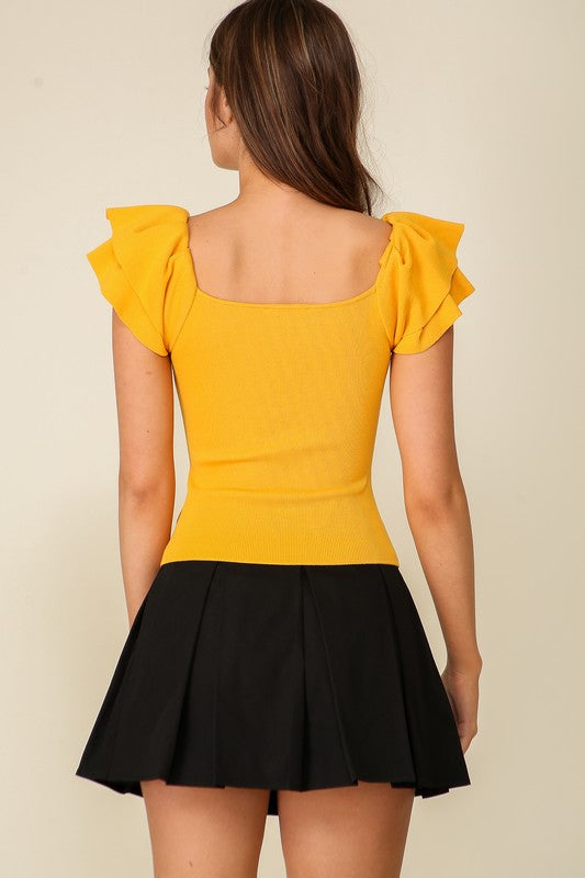 Blusa Gretta Mostaza