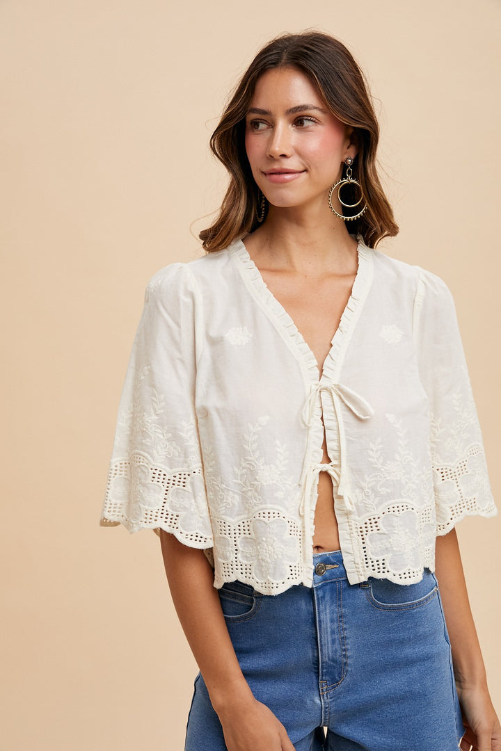 Blusa Cecilia Ivory