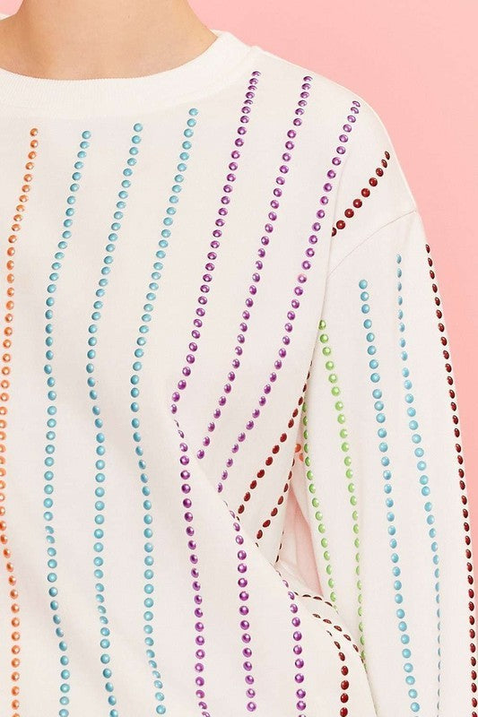 Sweater Rainbow Stripes