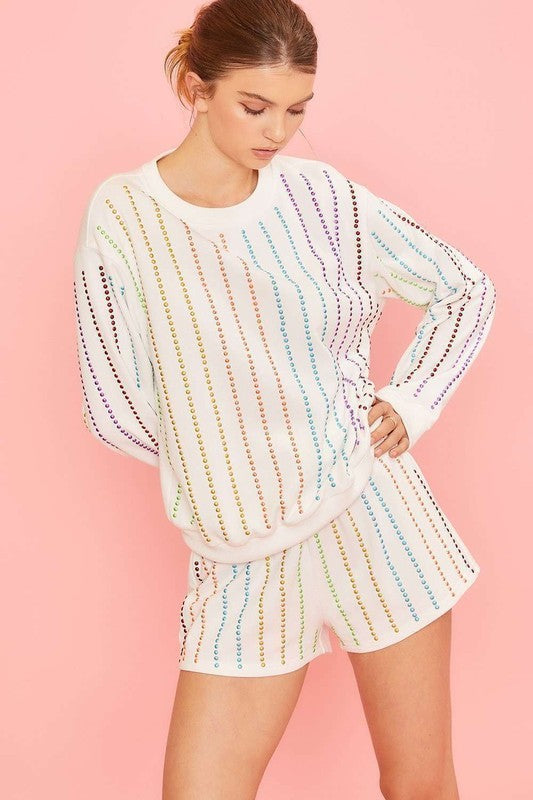 Sweater Rainbow Stripes