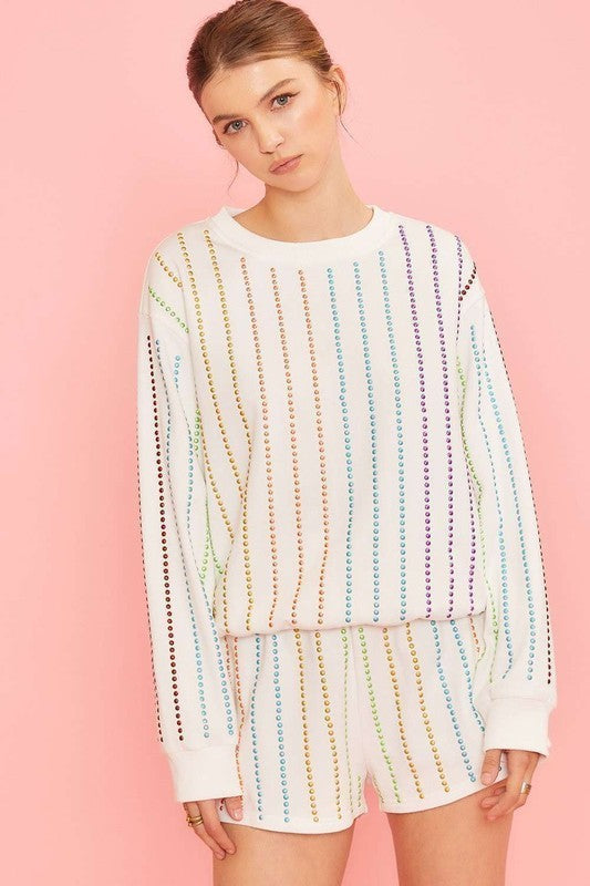Sweater Rainbow Stripes