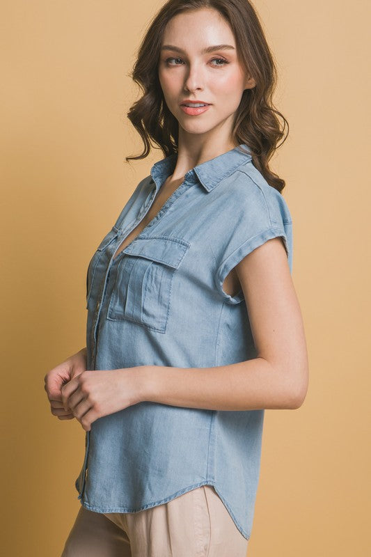 Blusa Francela Celeste
