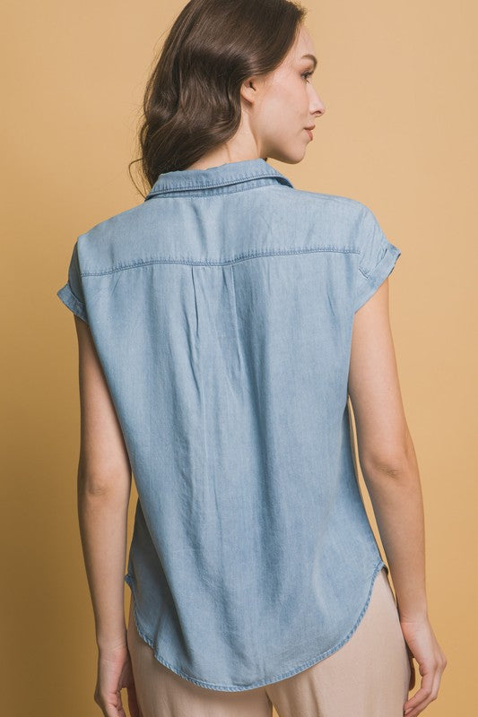 Blusa Francela Celeste