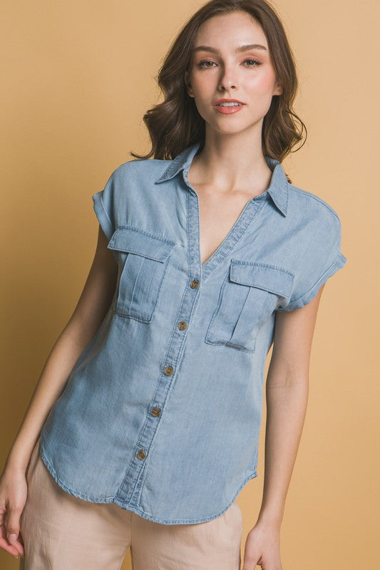 Blusa Francela Celeste