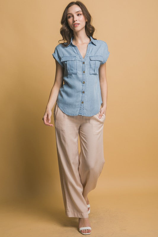 Blusa Francela Celeste