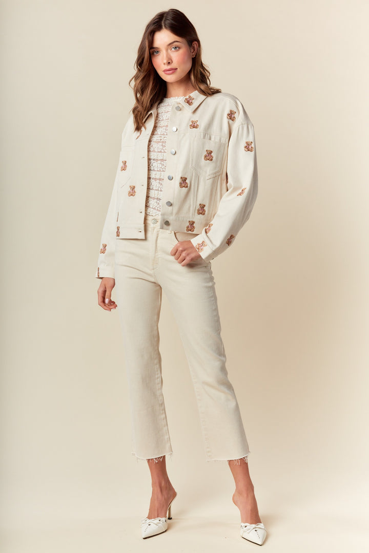 Jacket Teddy Bow