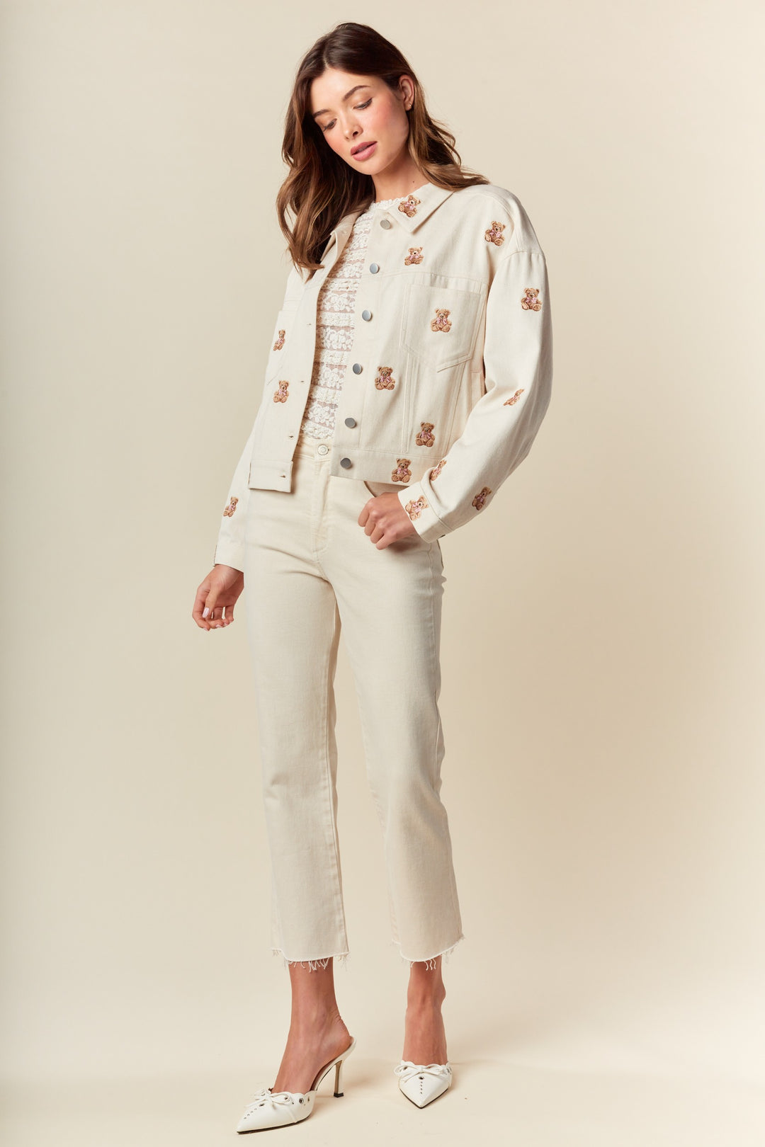 Jacket Teddy Bow