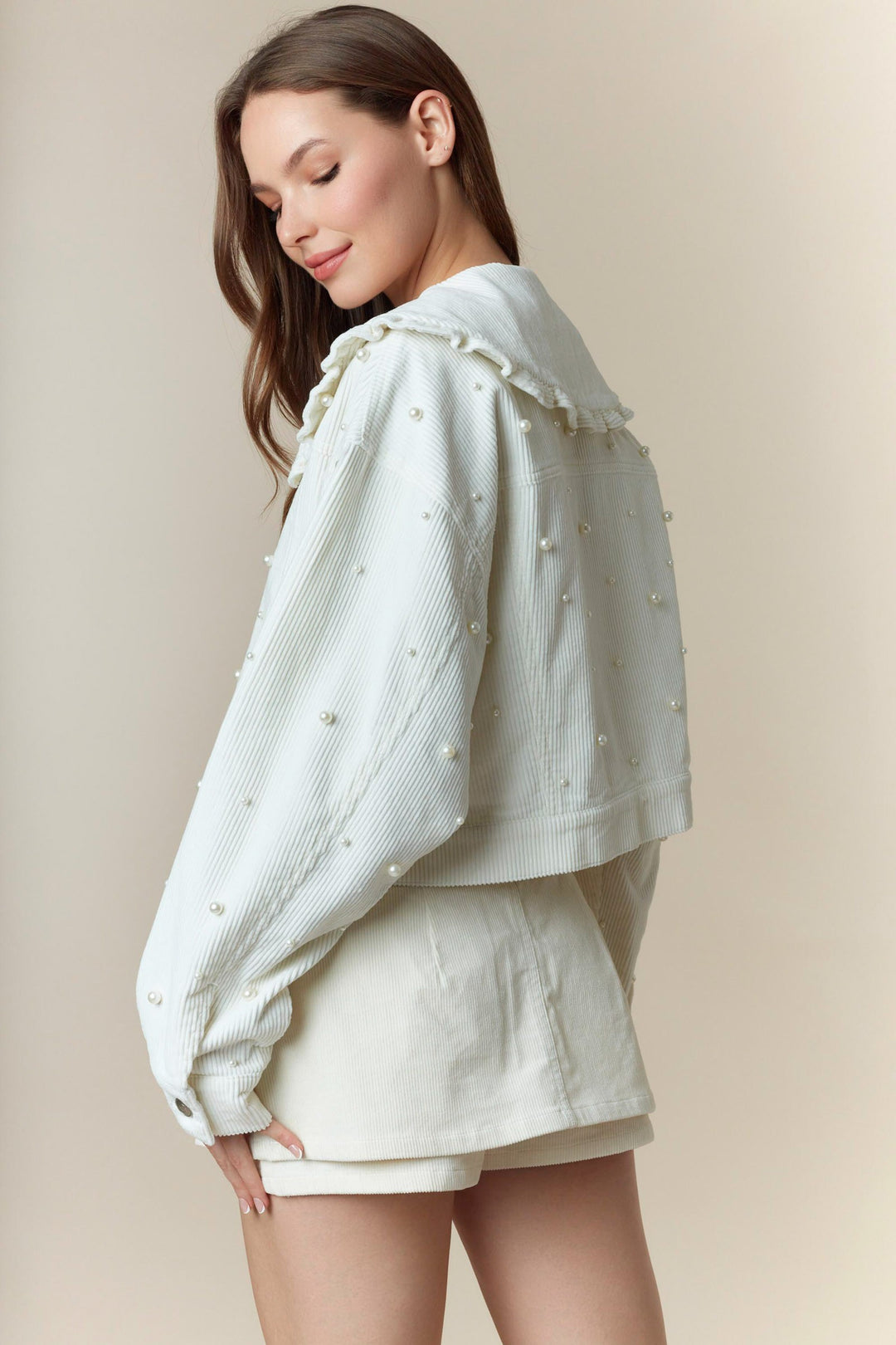 Jacket Cute Pearls