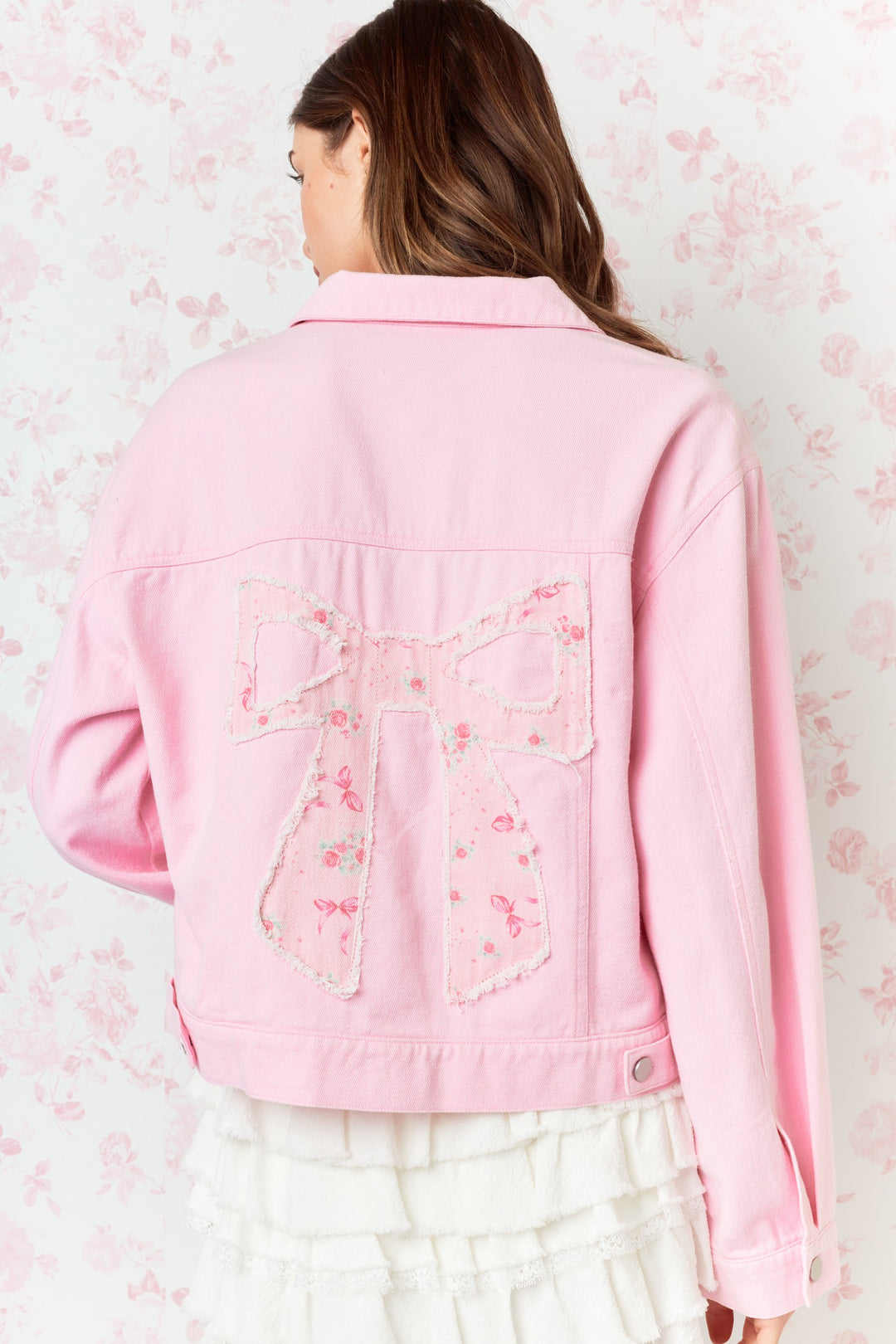 Jacket Bow Love Letter