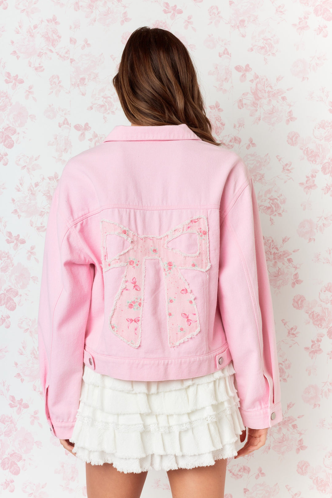 Jacket Bow Love Letter