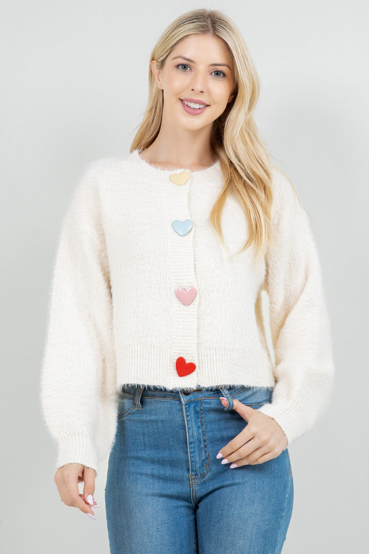 Cardigan Candy Hearts