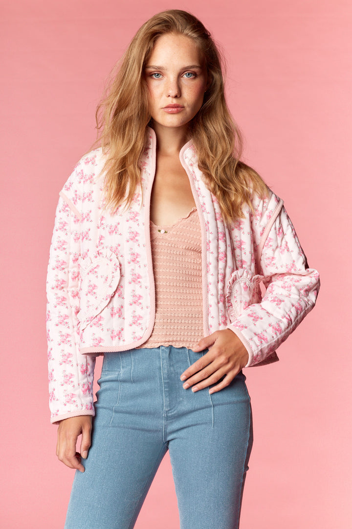 Jacket Blooming Hearts