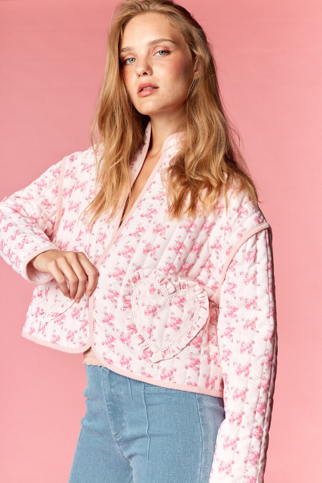 Jacket Blooming Hearts