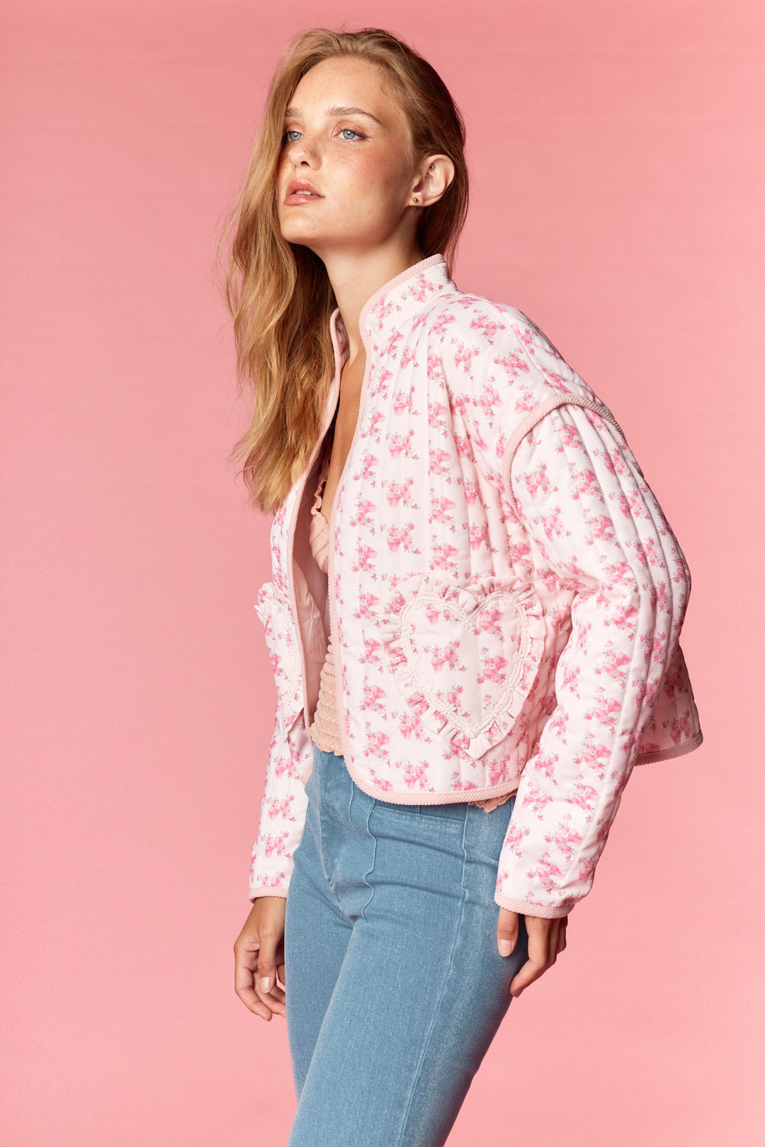 Jacket Blooming Hearts