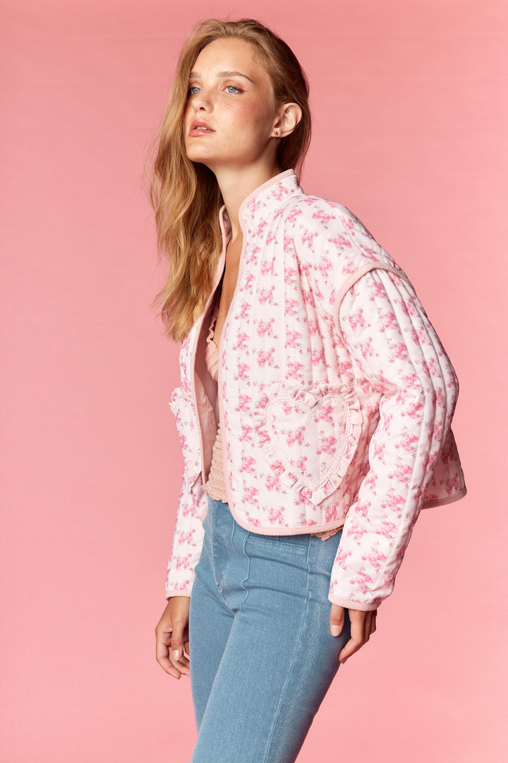 Jacket Blooming Hearts