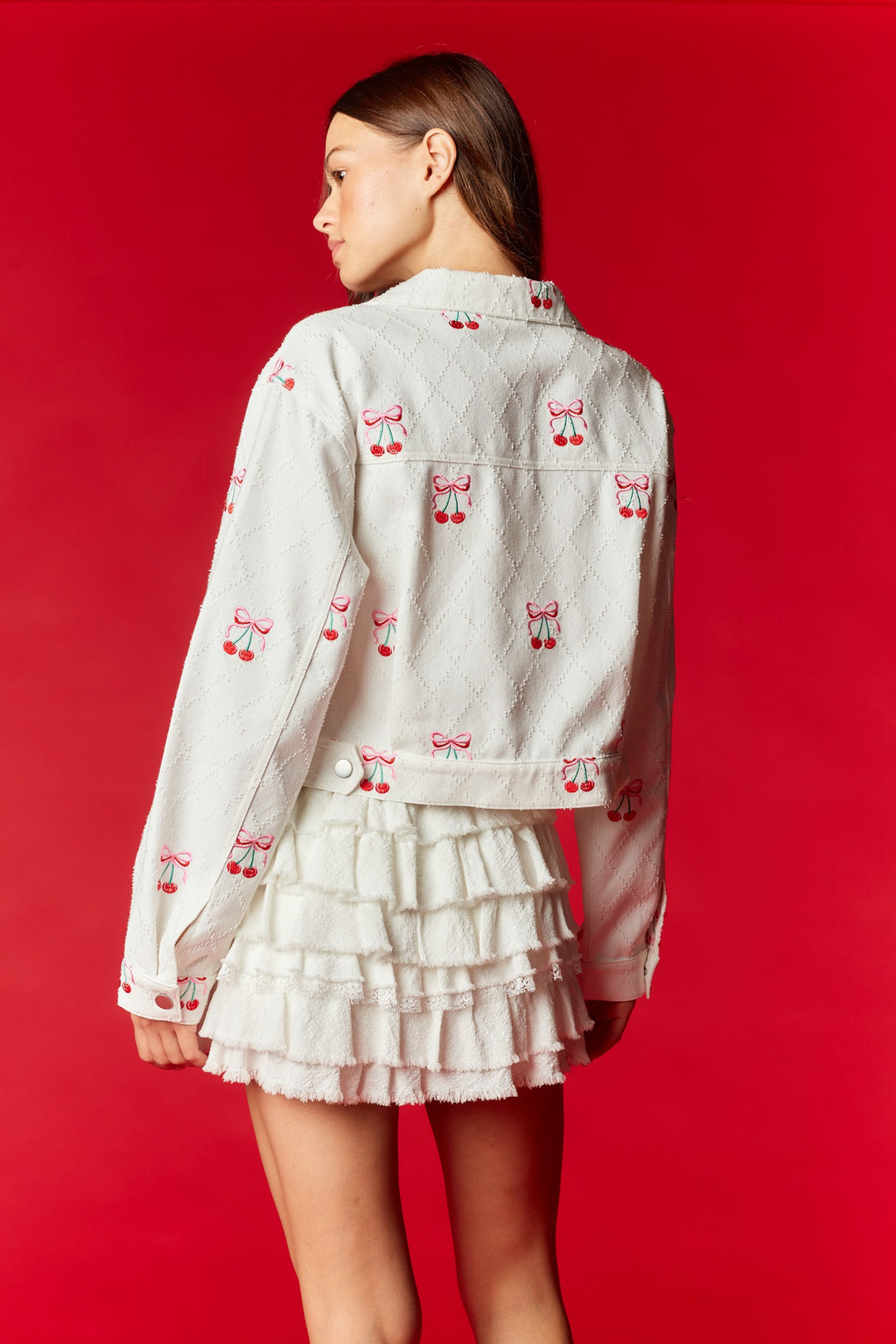 Jacket Cherry Bows