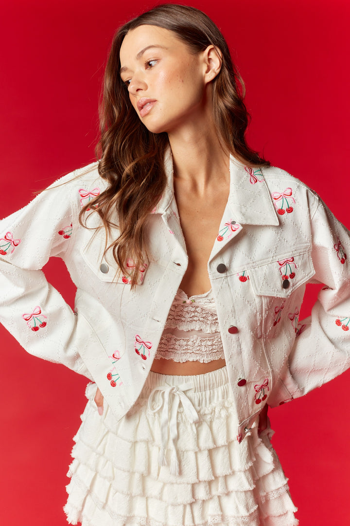 Jacket Cherry Bows