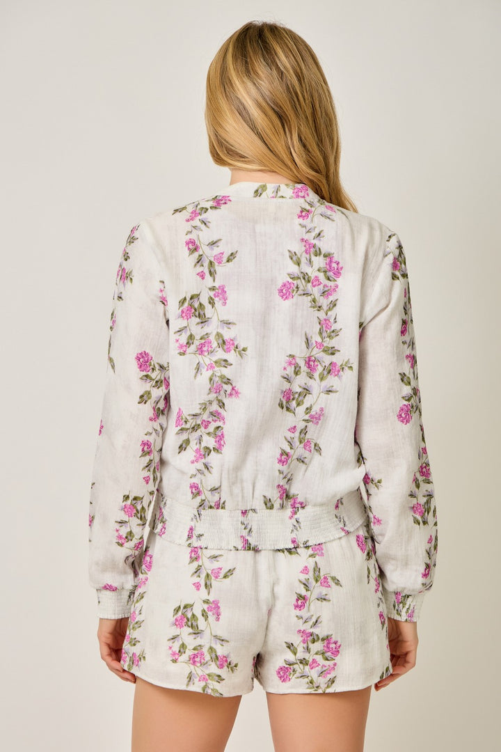Jacket White Sweet Vines