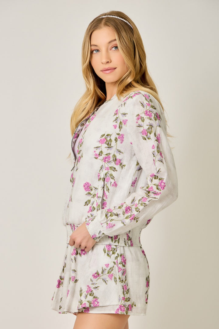 Jacket White Sweet Vines