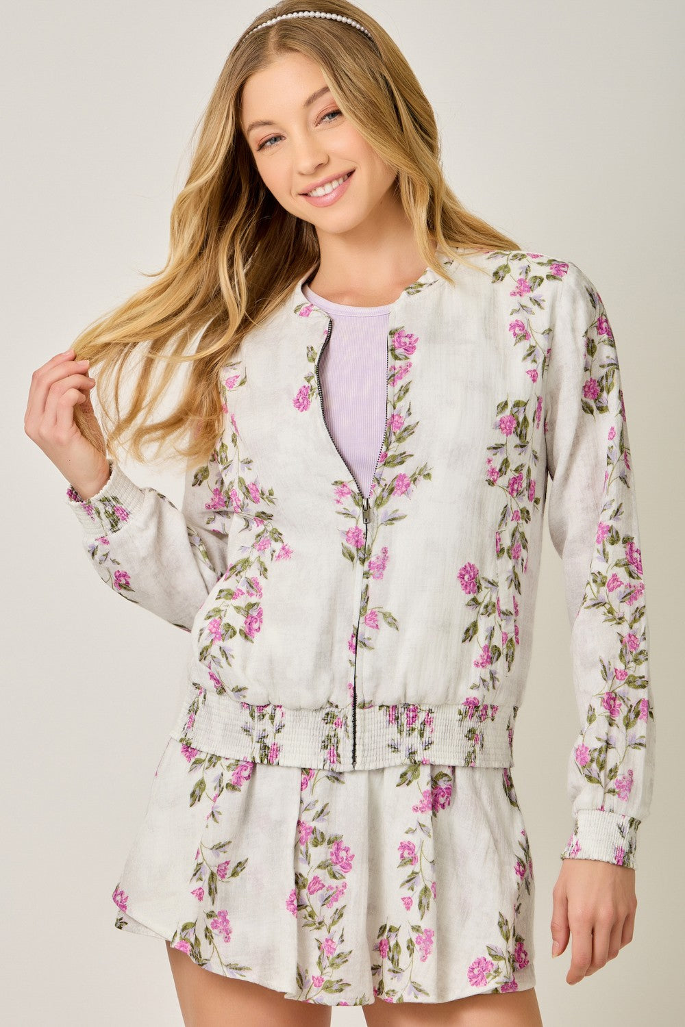 Jacket White Sweet Vines
