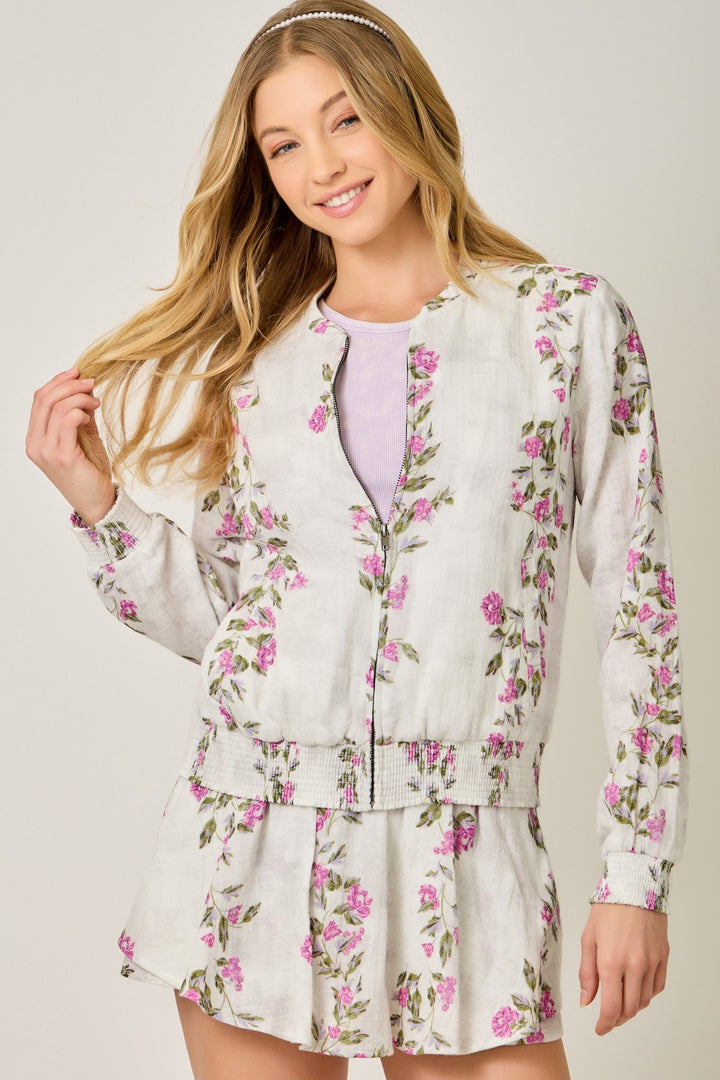 Jacket White Sweet Vines