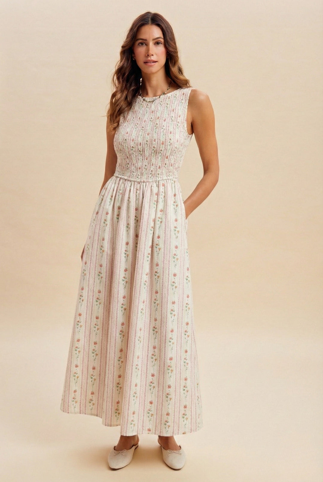 Vestido Abril Rosado