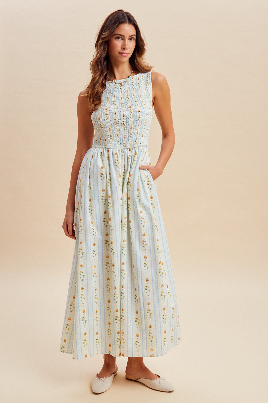 Vestido Abril Celeste
